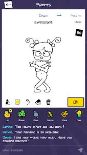 Gartic Phone,  a Hilariously Chaotic Multiplayer Drawing and Guessing Game!